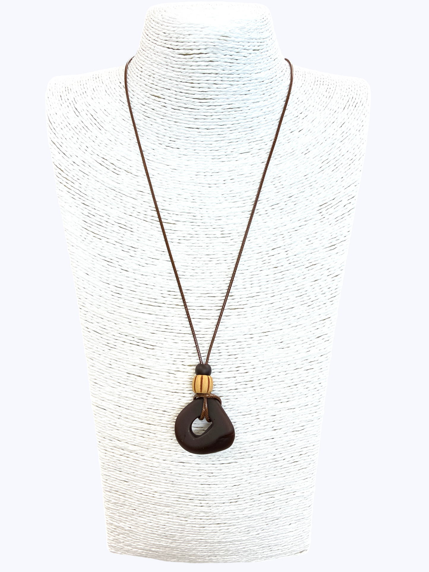 N5196 | Artisan Acrylic Cord Necklace | NK26161