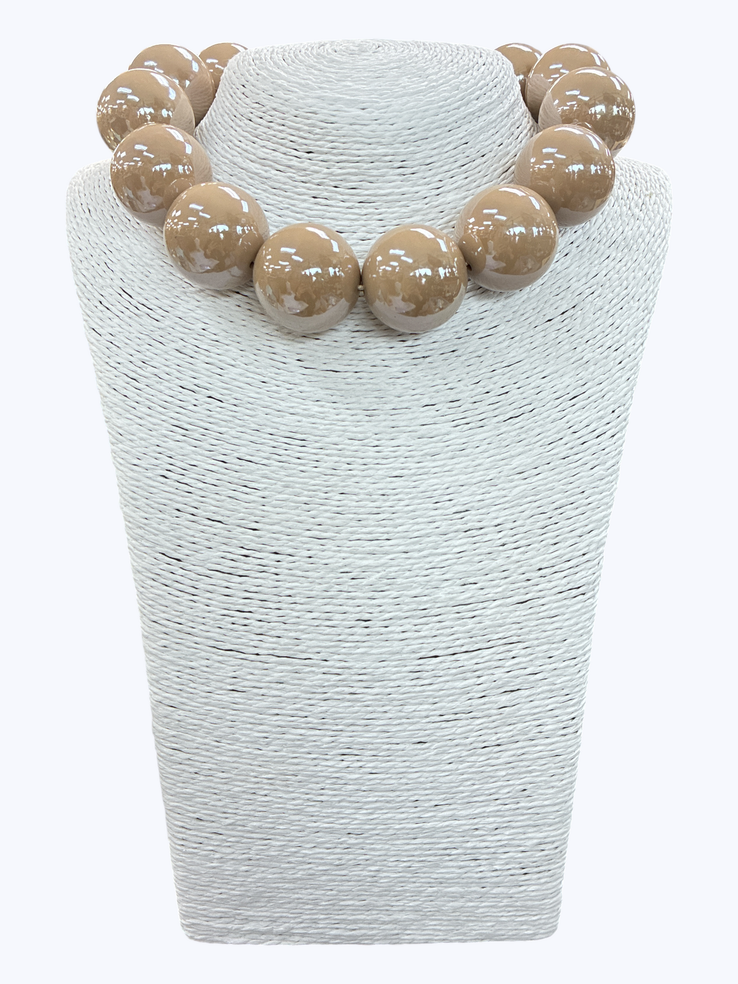N5169 | Acrylic Chunky Beaded Ball Necklace | NK26142