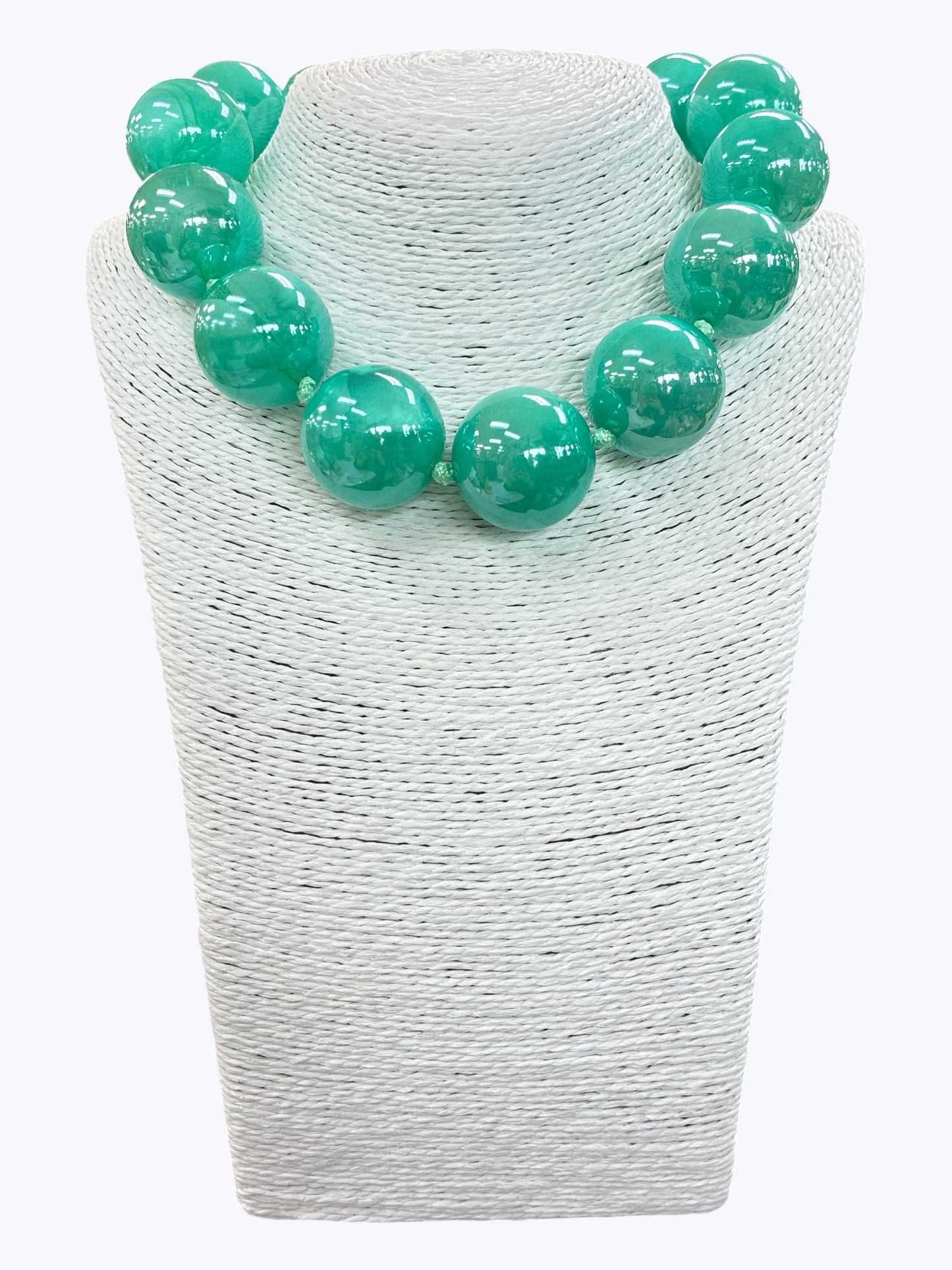 N5169 | Acrylic Chunky Beaded Ball Necklace | NK26142