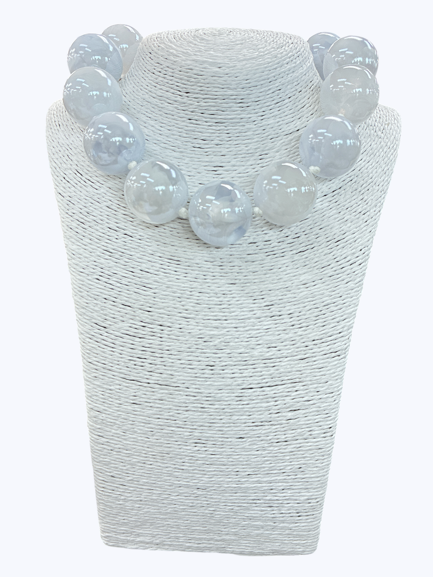 N5169 | Acrylic Chunky Beaded Ball Necklace | NK26142