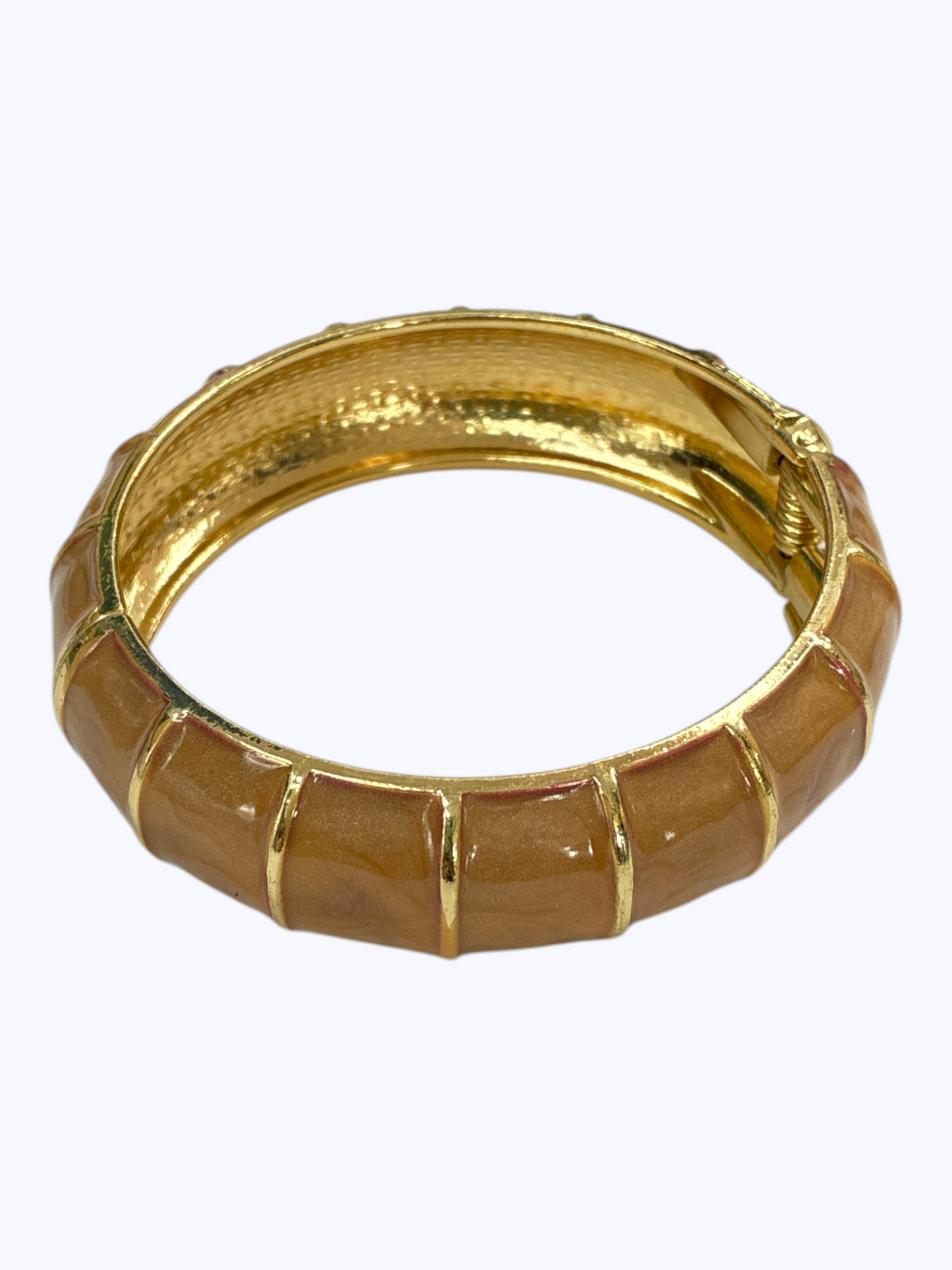B0445 | Straight Striped Gold Bangle | BR26105