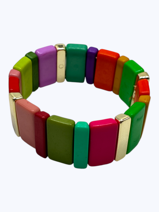 B0511 | Neon Acrylic Stretch Bracelet | BR26166