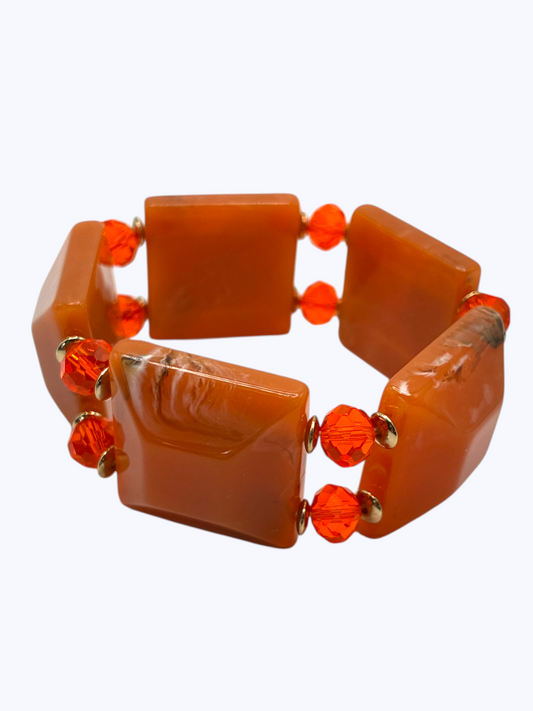 B0509 | Modern Geometric Stretch Bracelet | BR26164