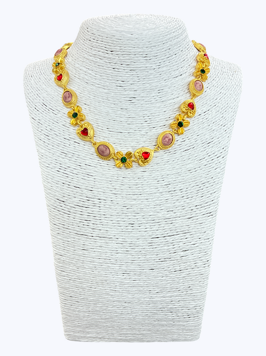 N5241 | Vintage Inspired Heart Necklace | NK26206