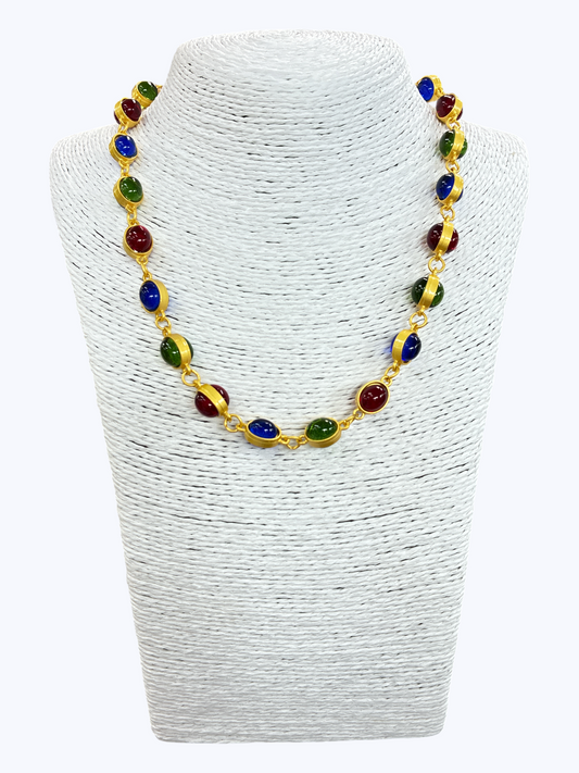N5238 | Beaded Link Necklace | NK26203