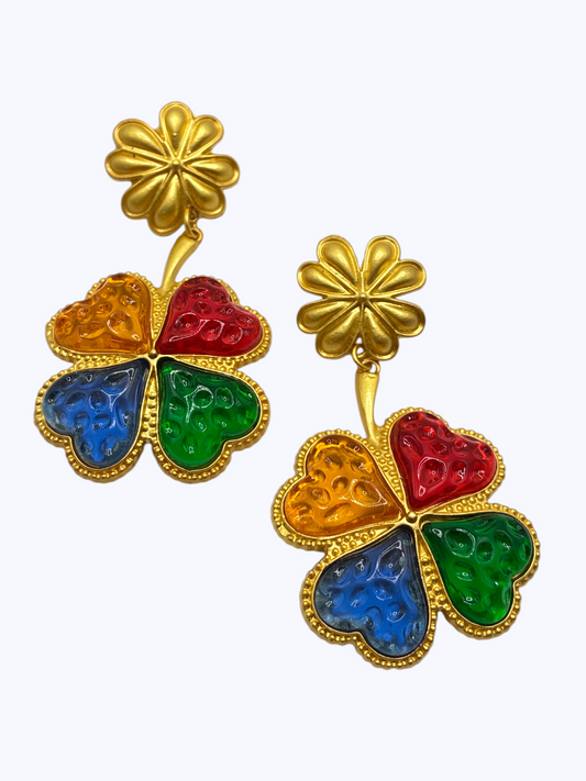 E2462 | Clover Heart Earrings | ER26155