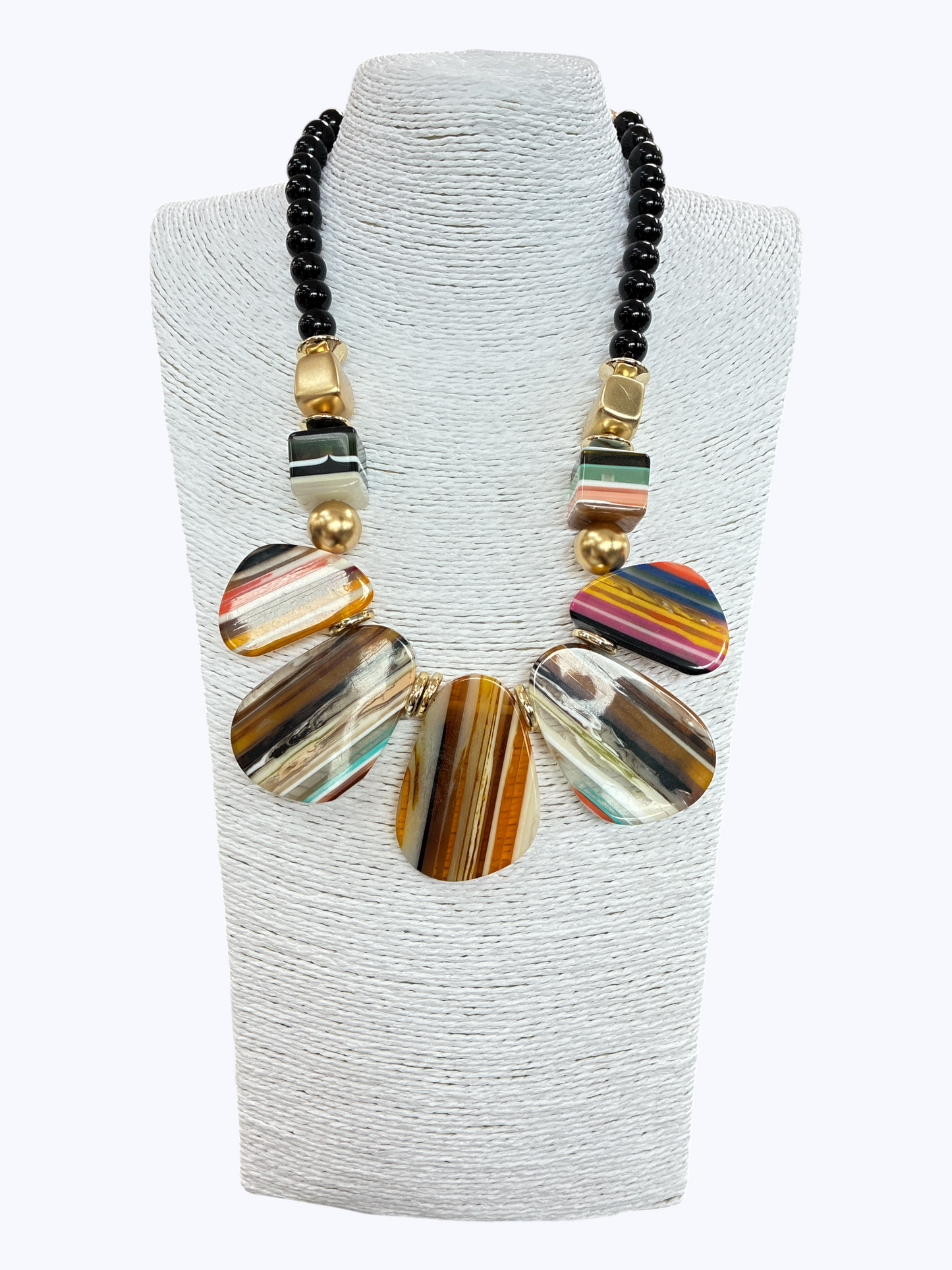 N5256 | Multi Flower Pendant Necklace | NK26213