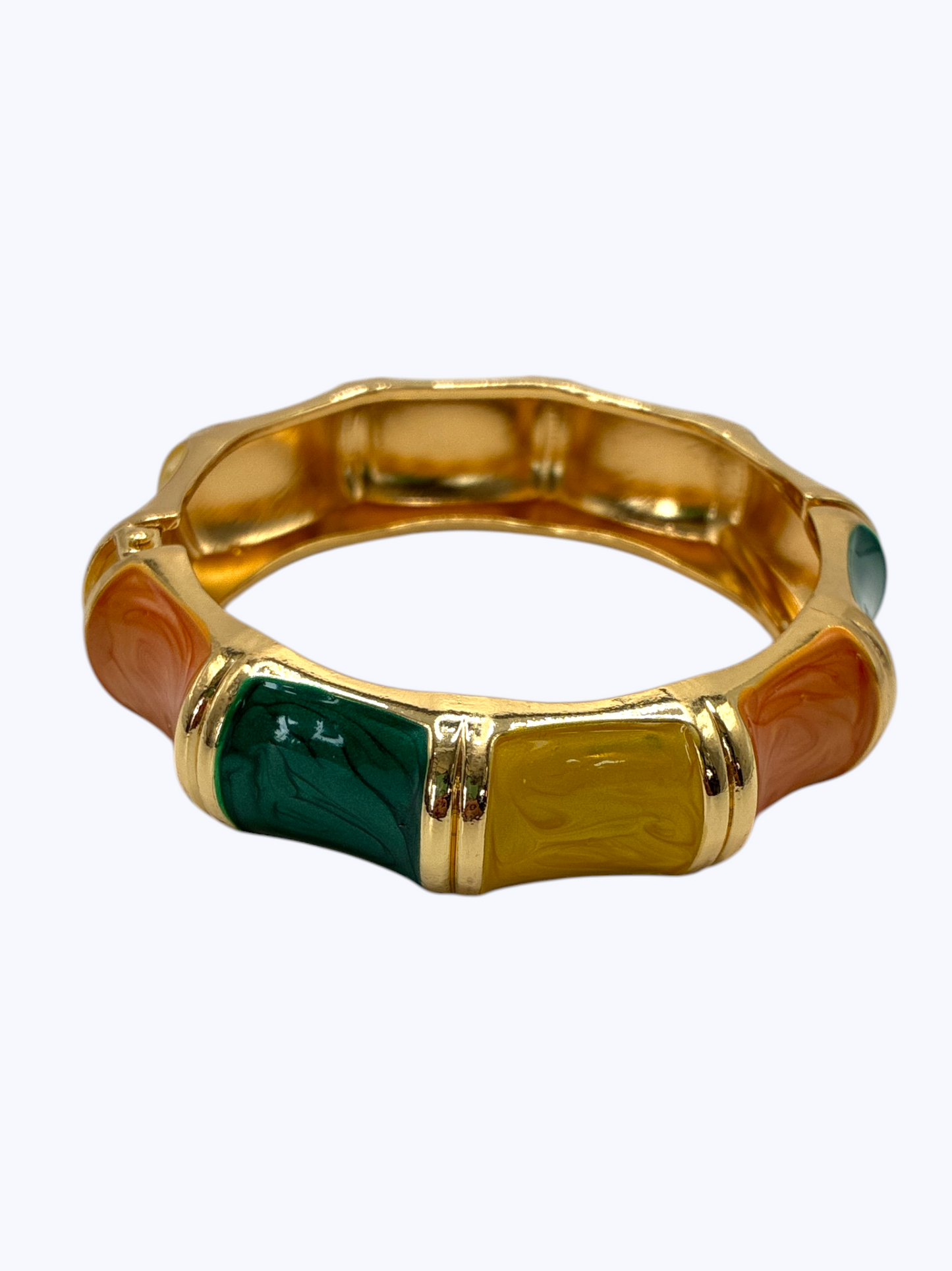 B0504 | Chunky Bamboo Enamel Bracelet | BR26159