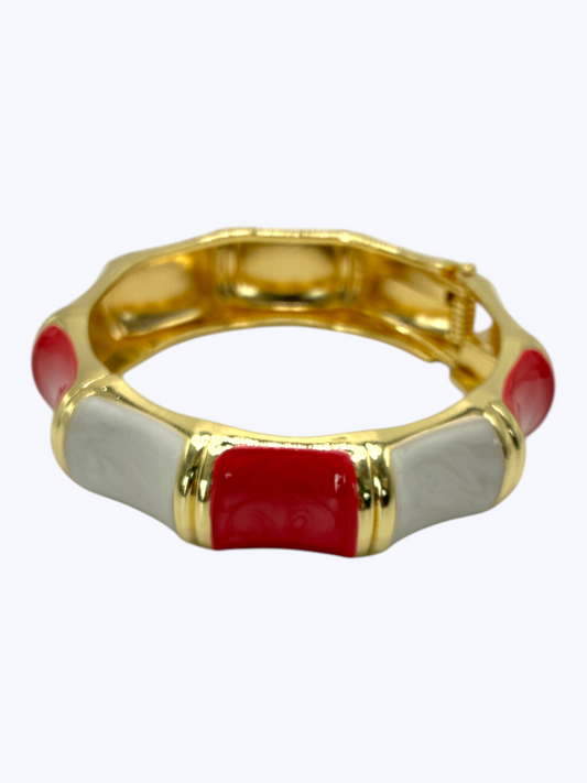 B0504 | Chunky Bamboo Enamel Bracelet | BR26159