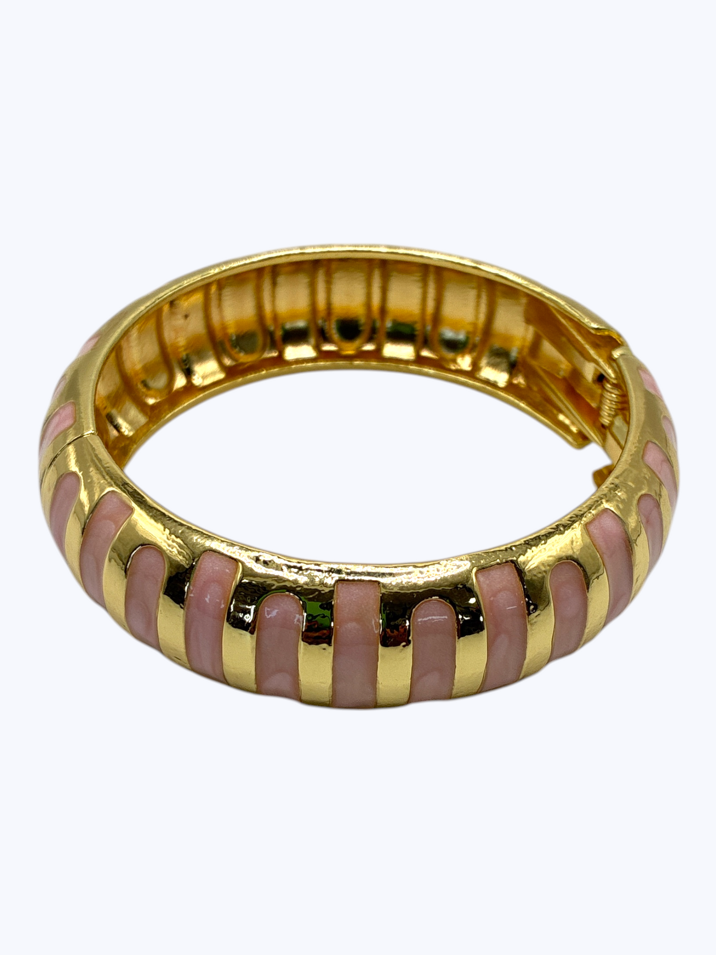 B0503 | Enamel Stripe Hinged Bracelet | BR26158