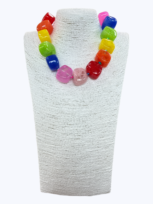N5243 | Playful Chunky Bead Necklace Set | KS2225