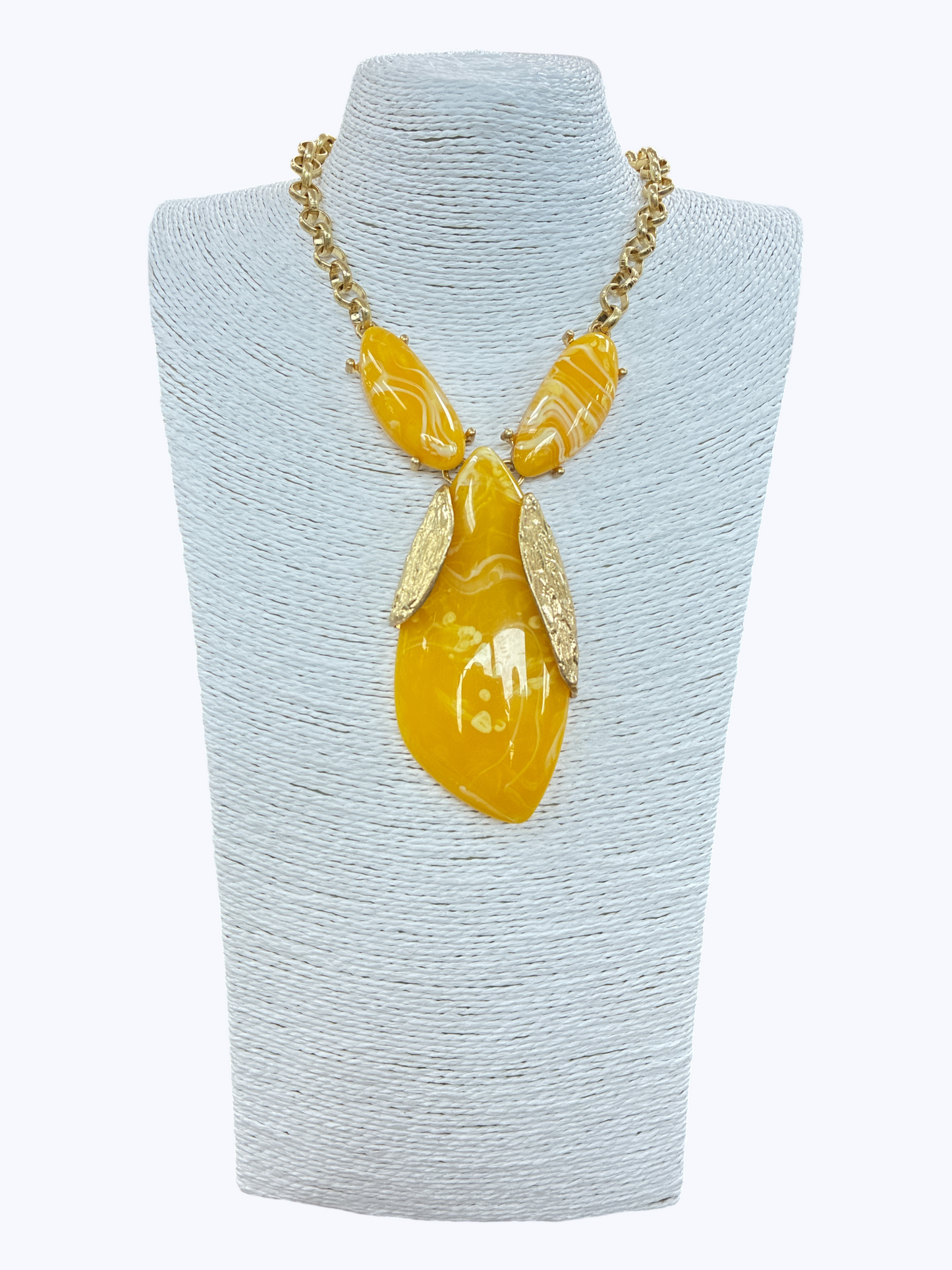 N5248 | Abstract Stone Pendant Necklace | KS2286