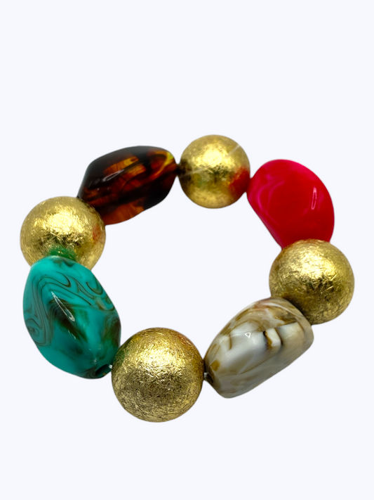 B0515 | Mixed Stone Accent Bracelet | KB2312
