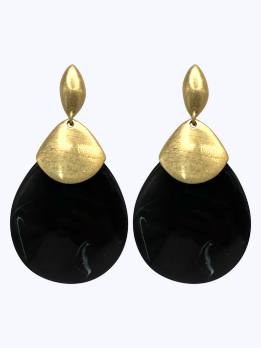 E2478 | Marbled Teardrop Earrings | KE1174