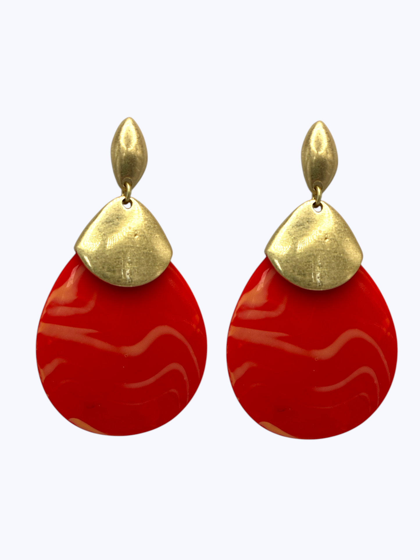 E2478 | Marbled Teardrop Earrings | KE1174