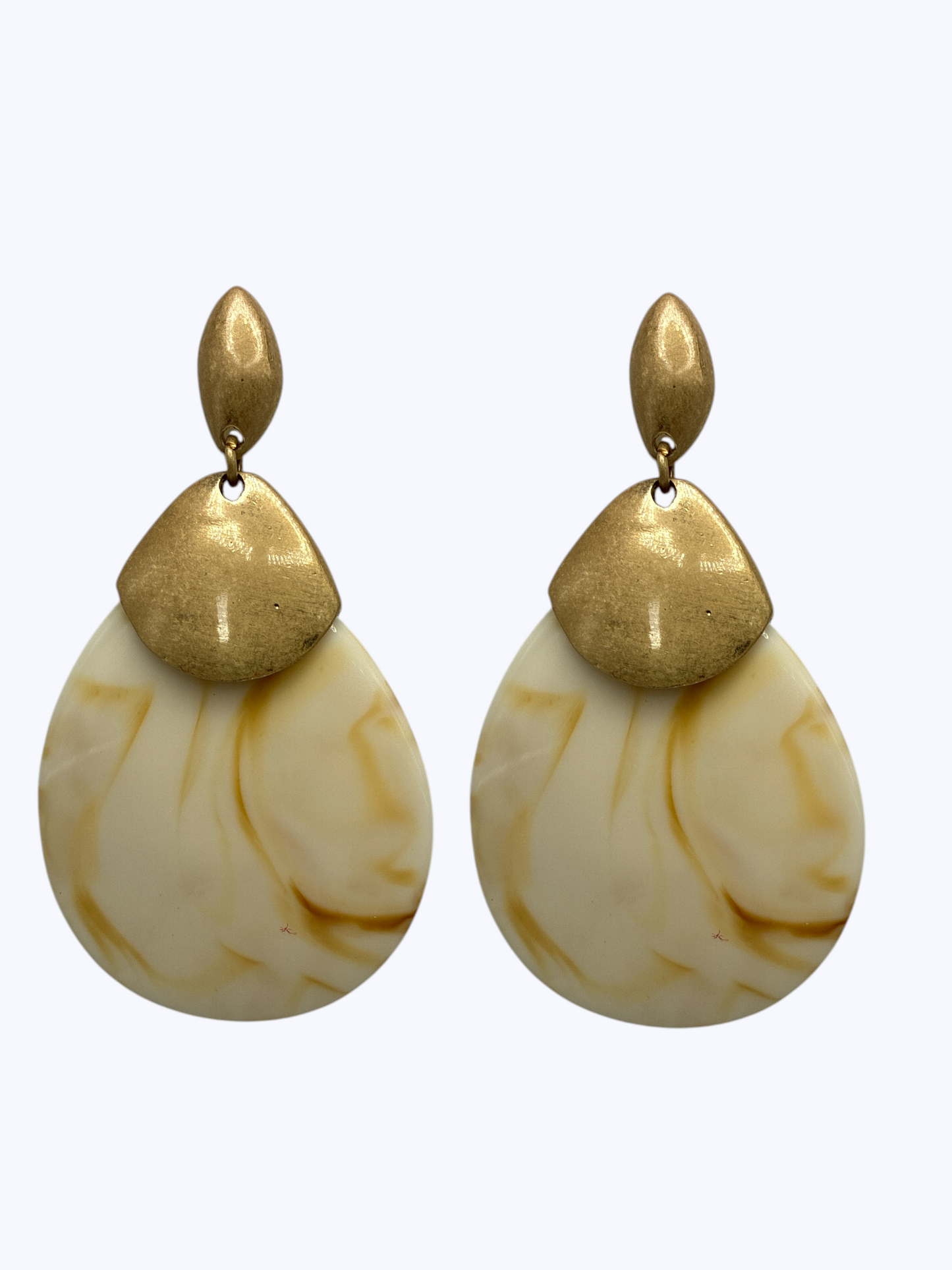 E2478 | Marbled Teardrop Earrings | KE1174