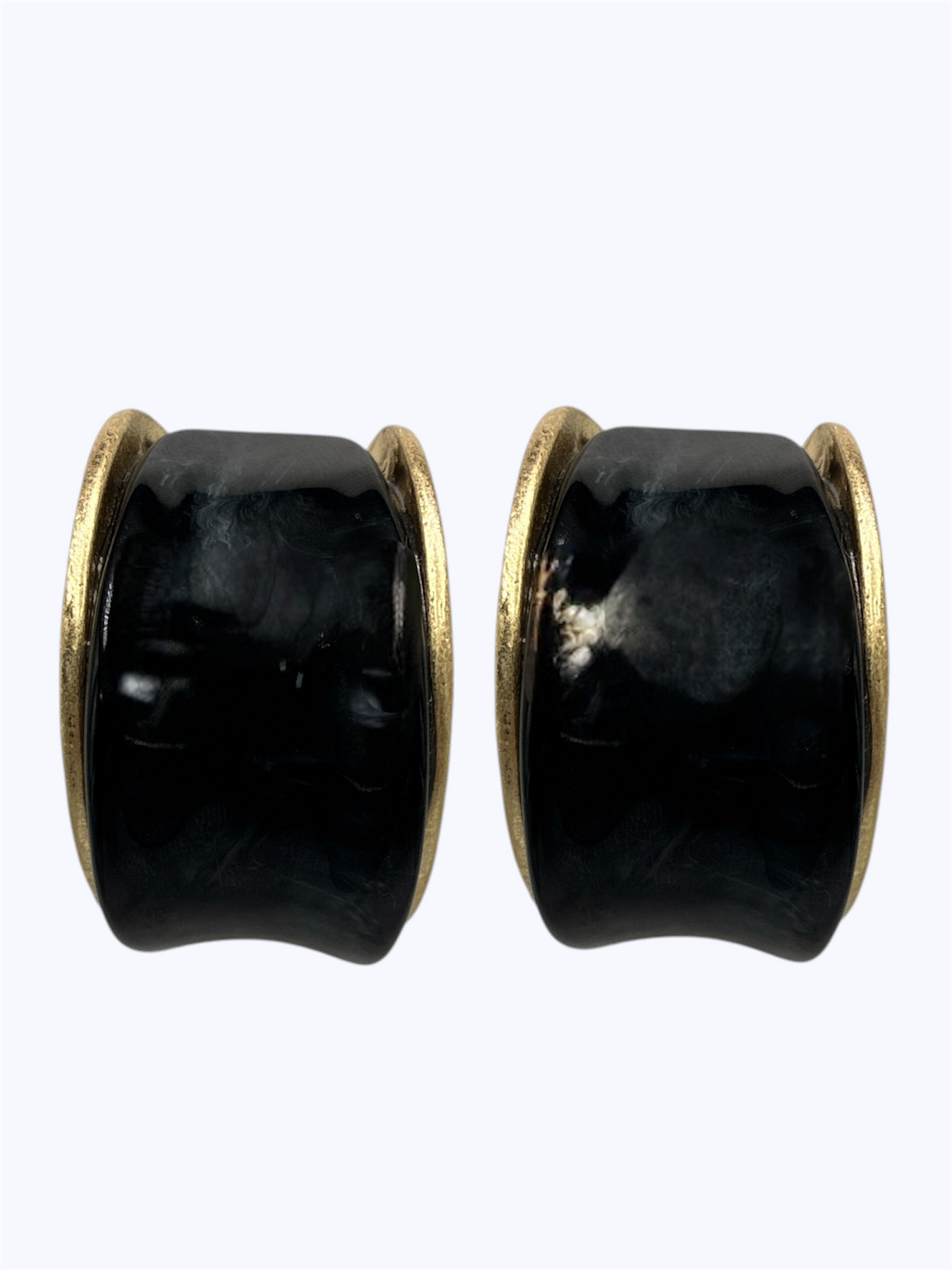 E2477 | Curved Acrylic Hoop Earrings | KE1169