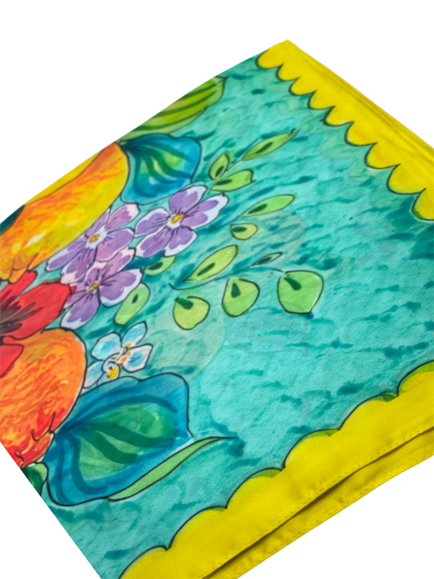 SS | Watercolor Floral Scarf| BSS26111