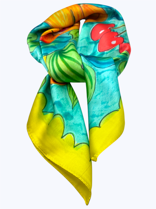 SS | Watercolor Floral Scarf| BSS26111