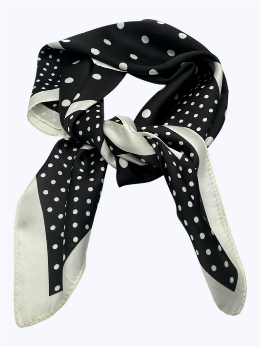 SS | Monochrome Polka Dot Scarf | BSS26114
