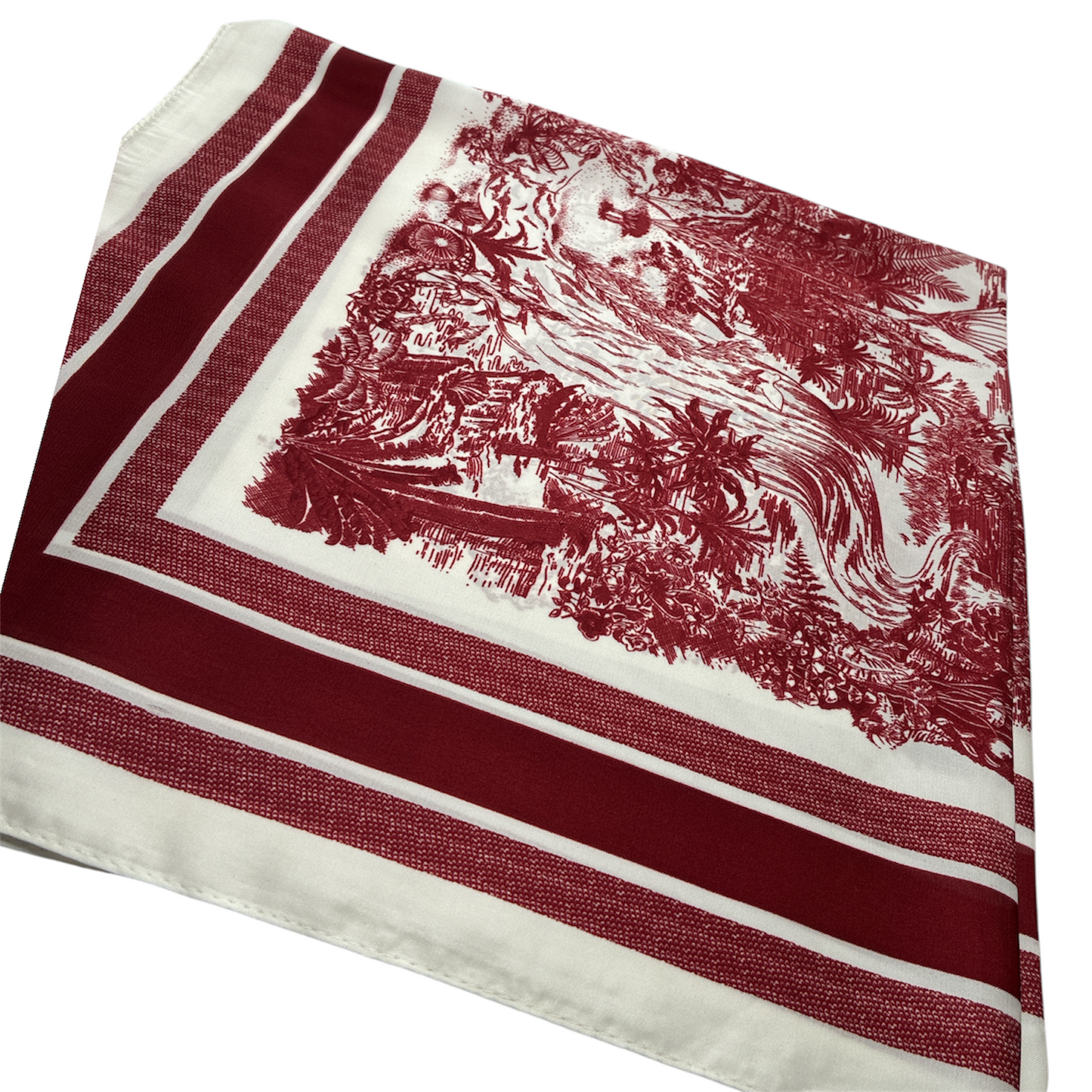 SS | Classic Toile Pattern Scarf | BSS26107