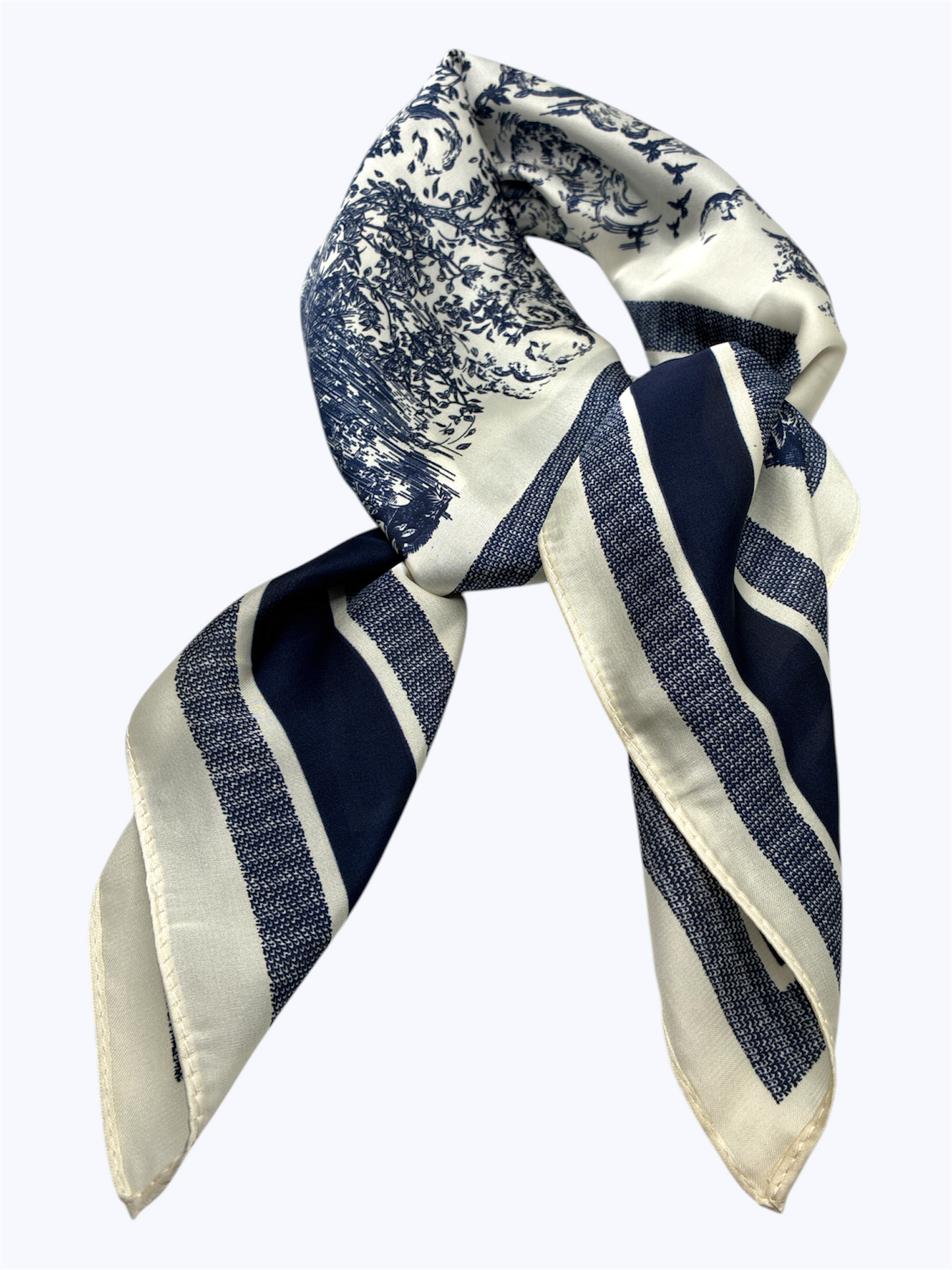 SS | Classic Toile Pattern Scarf | BSS26107
