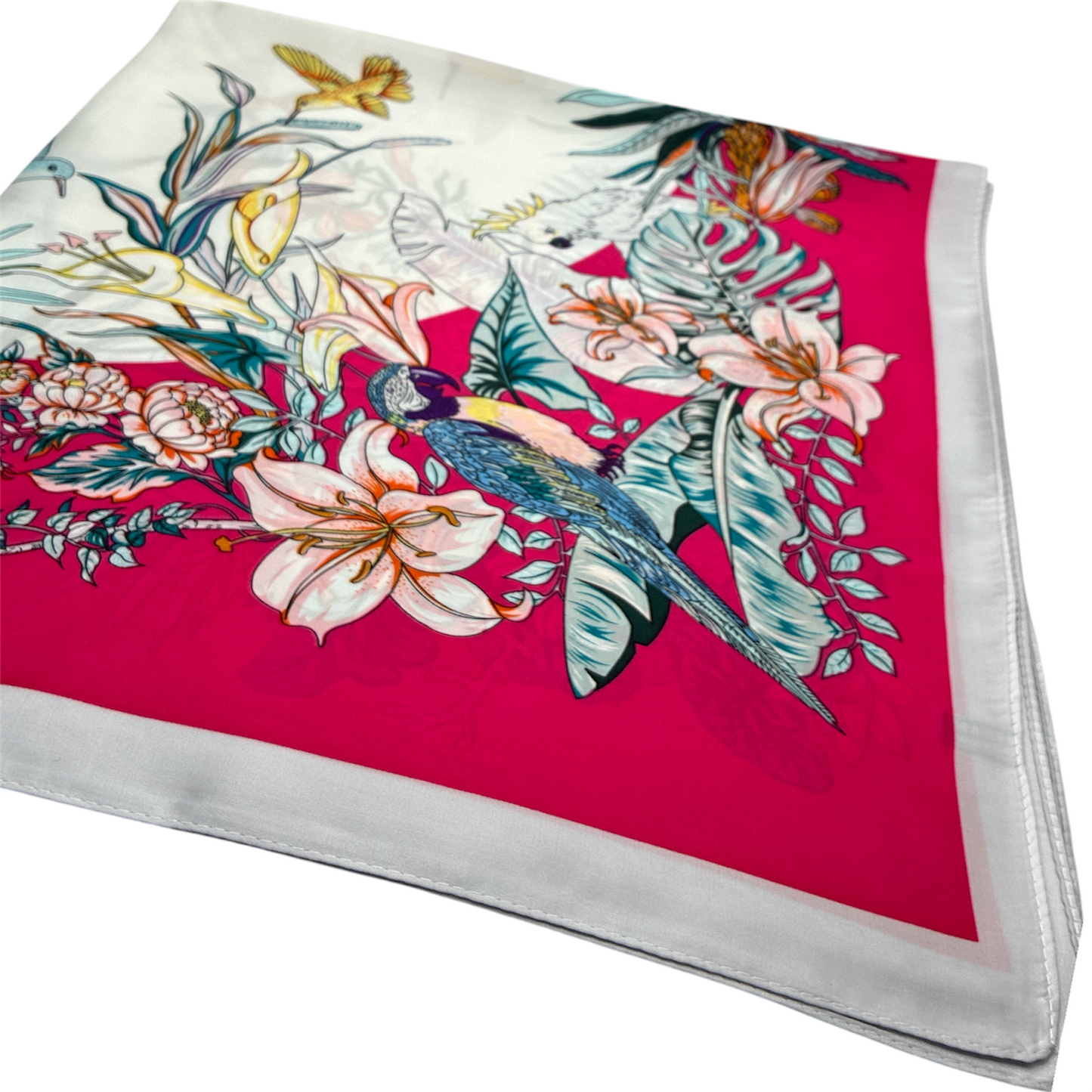SS | Floral Bird Print Scarf | BSS26104