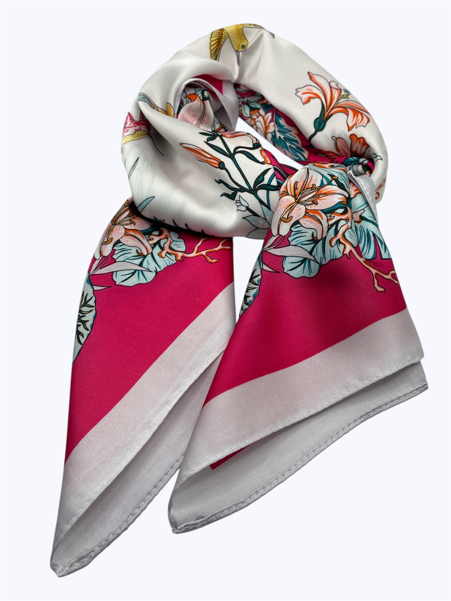 SS | Floral Bird Print Scarf | BSS26104