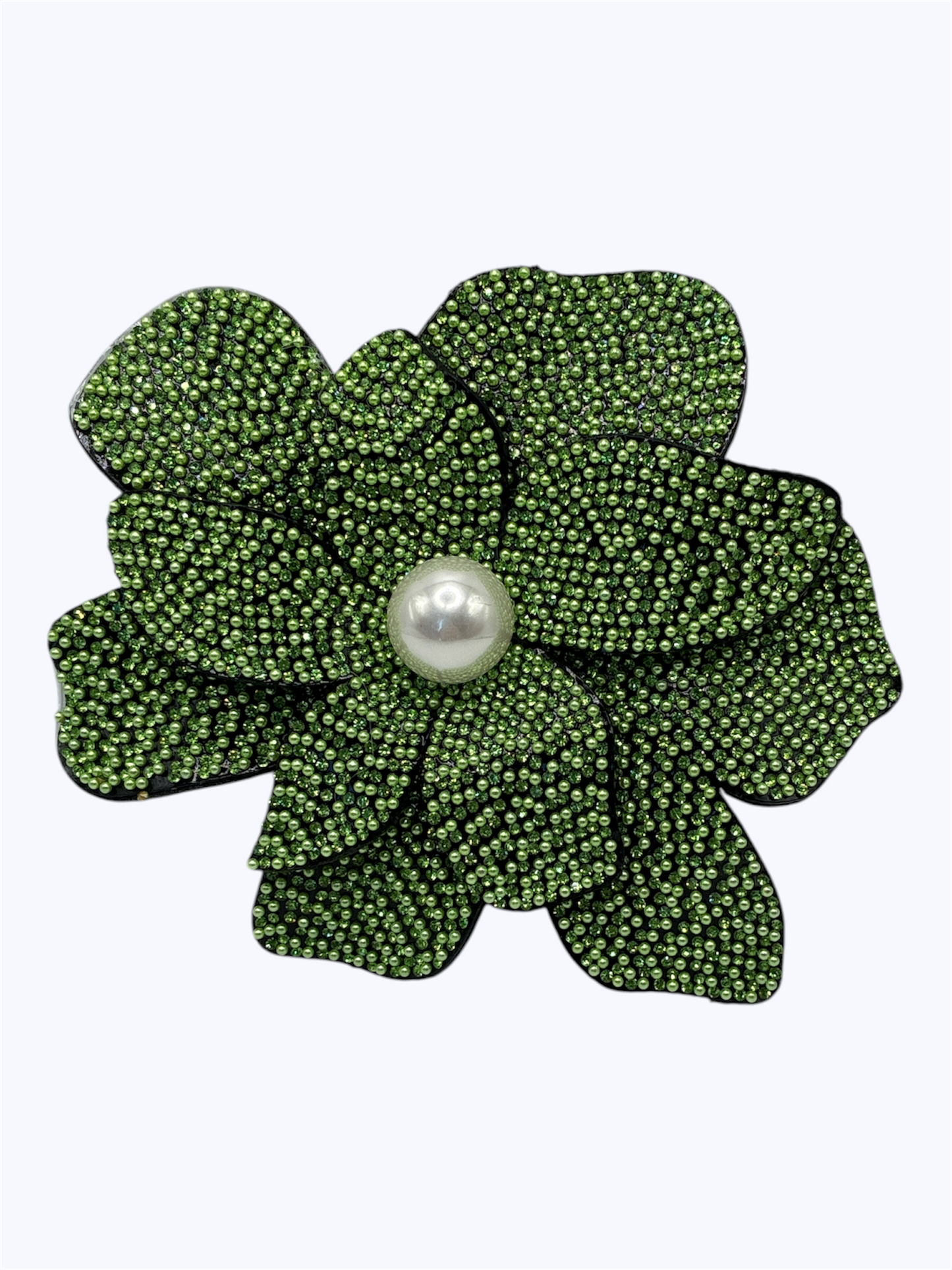 BR0459 | Pearl Center Flower Brooch | KP2222