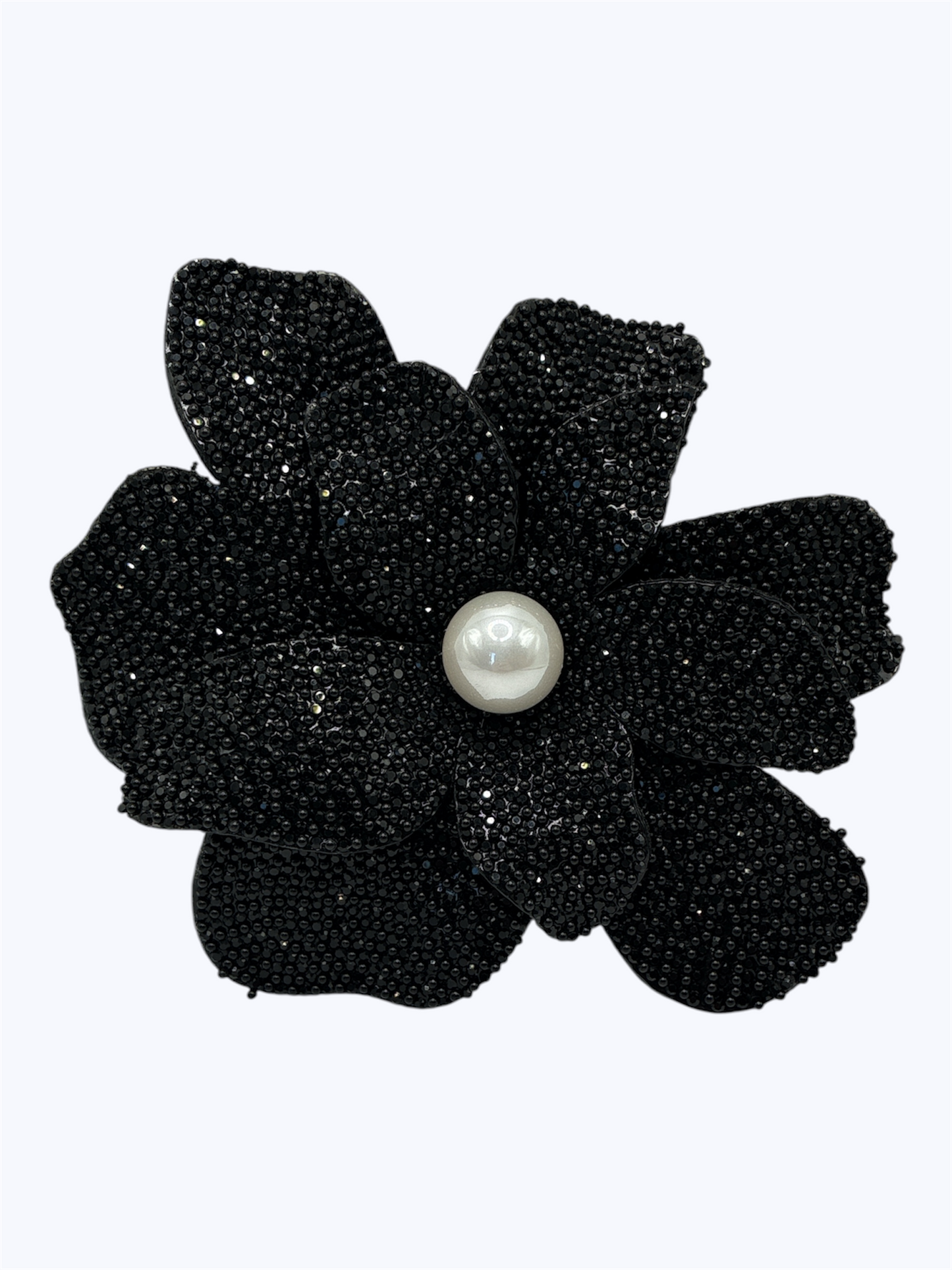 BR0459 | Pearl Center Flower Brooch | KP2222