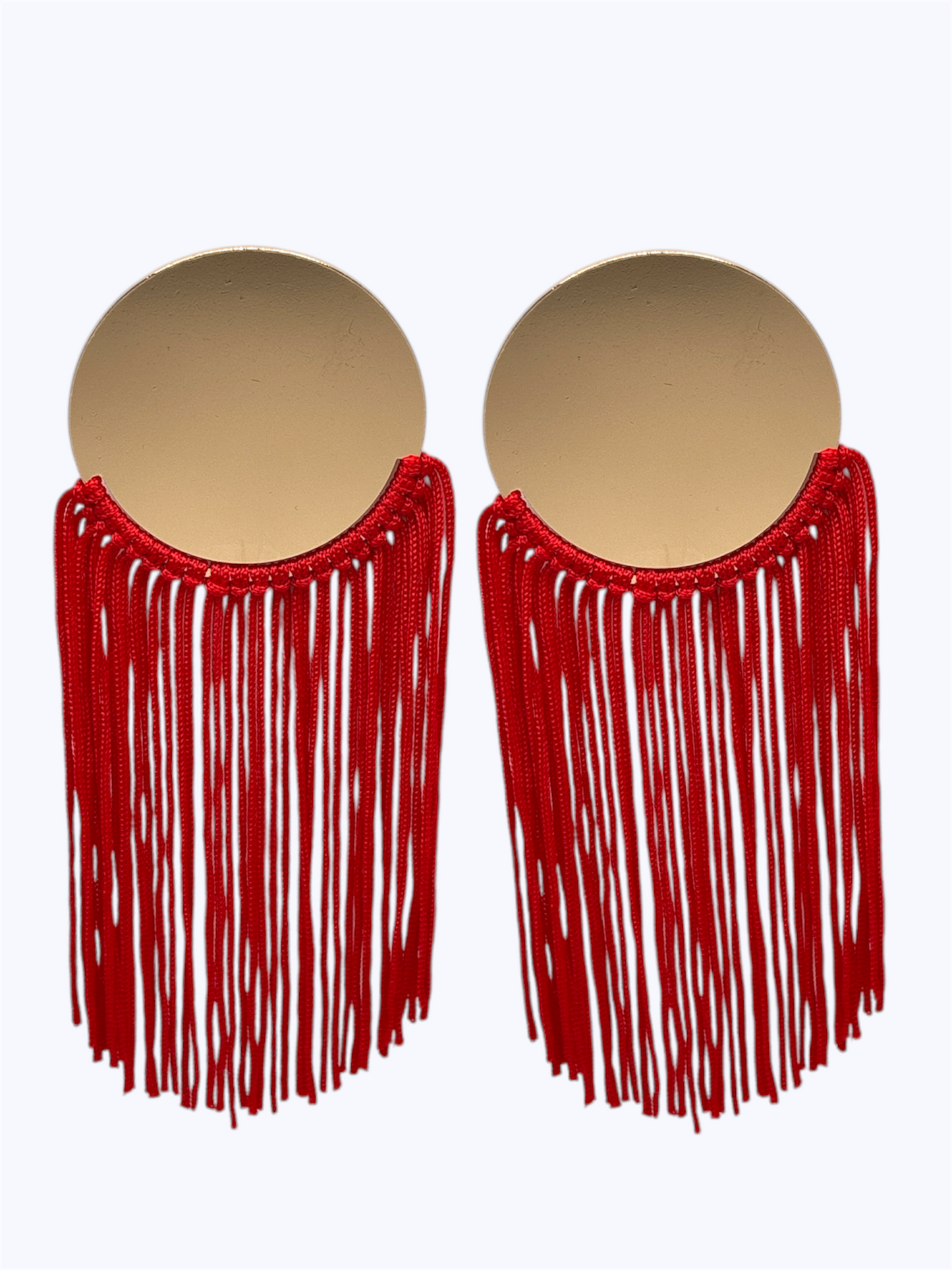 E2467 | Sculpted Crystal Tassel Earrings | 78E5369