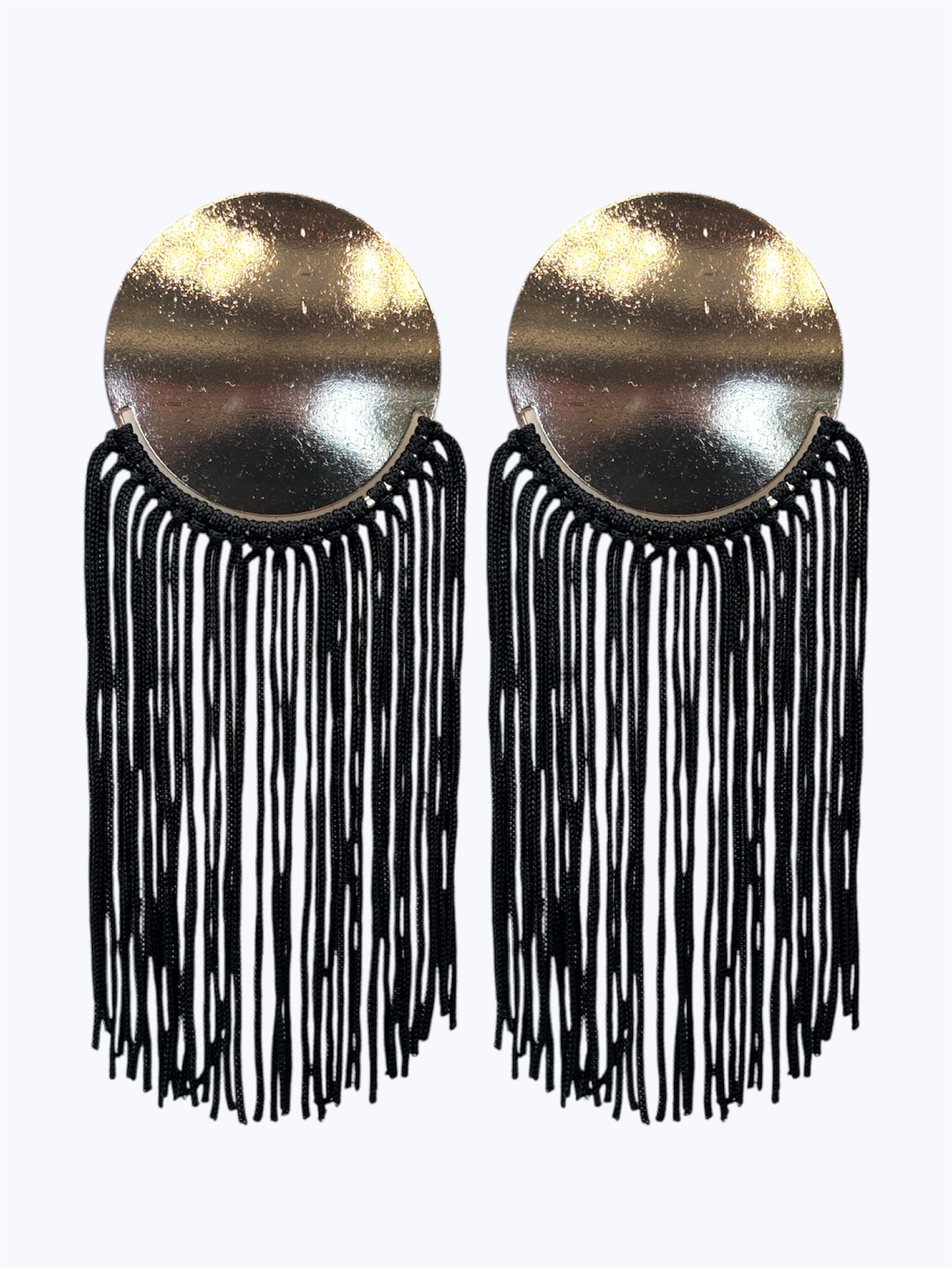 E2467 | Sculpted Crystal Tassel Earrings | 78E5369