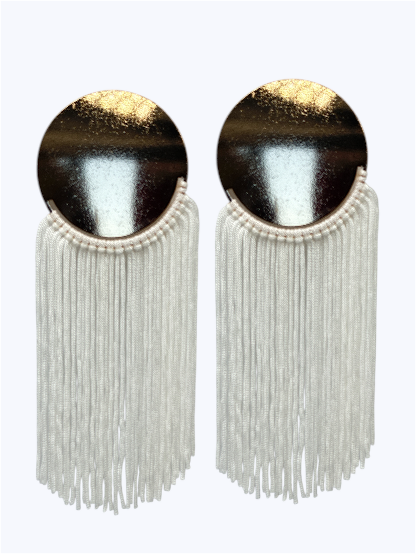 E2467 | Sculpted Crystal Tassel Earrings | 78E5369