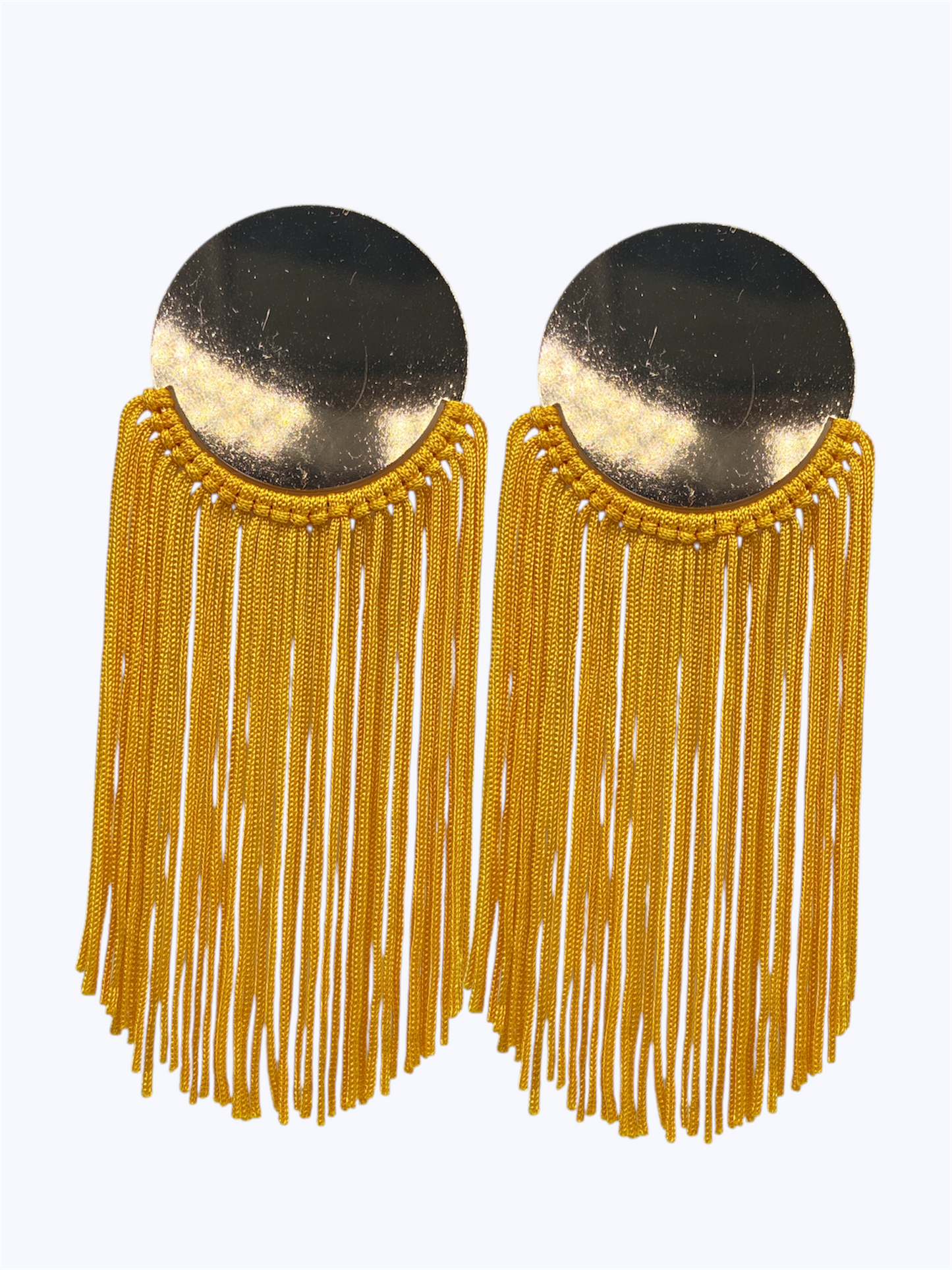 E2467 | Sculpted Crystal Tassel Earrings | 78E5369
