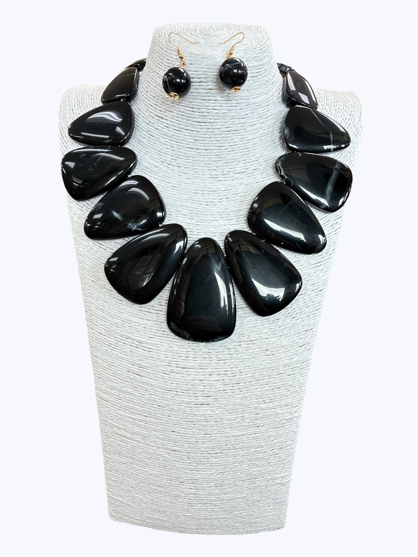 N5263 | Modern Bib Collar Necklace Set | KS2298