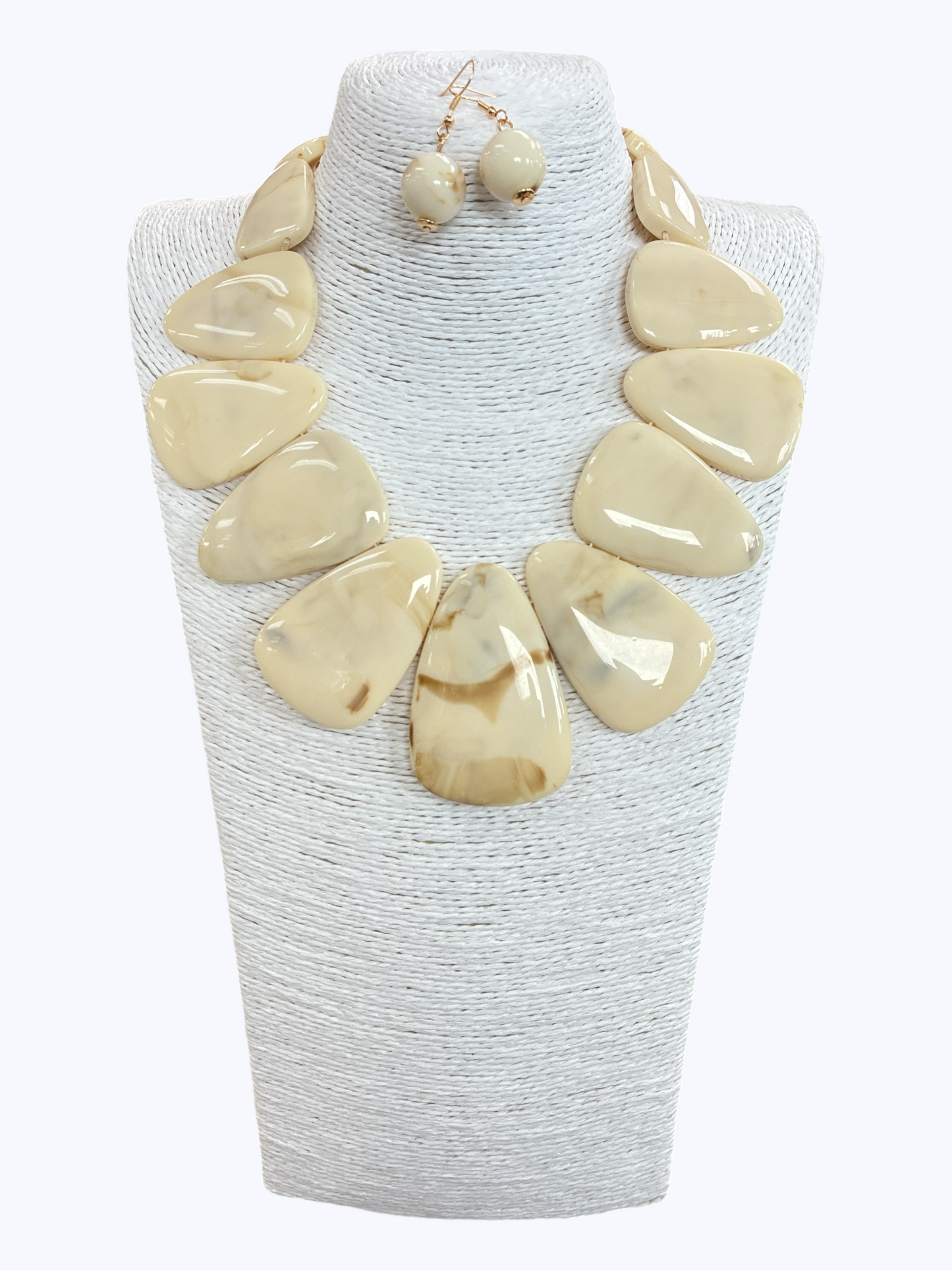 N5263 | Modern Bib Collar Necklace Set | KS2298