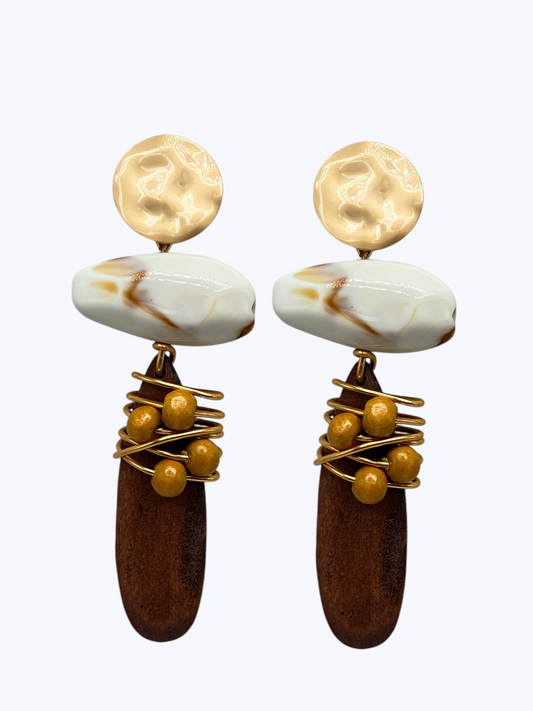 E2508 | Wire Wrapped Earrings | KE1101