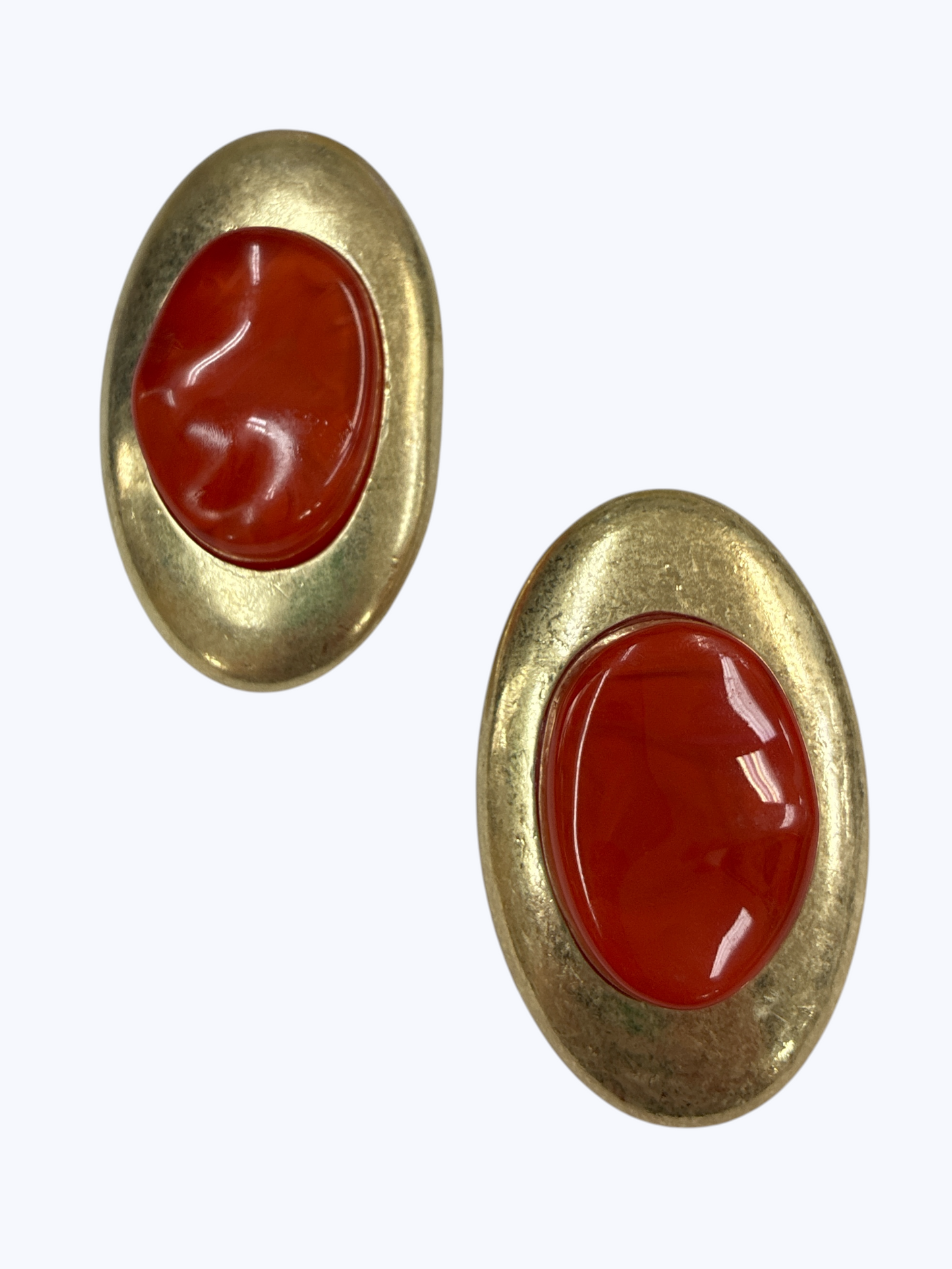 E2513 | Marbled Oval Stud Earrings | KE1146