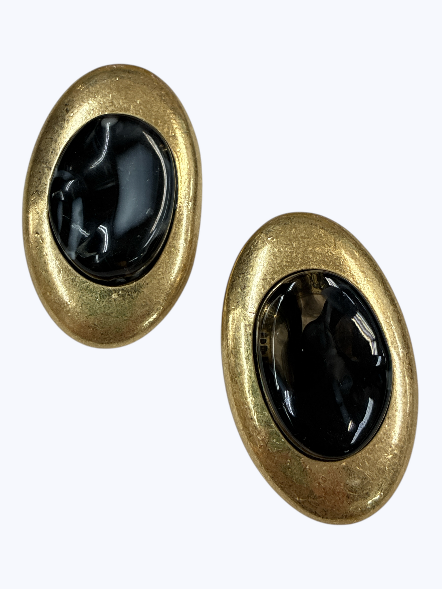 E2513 | Marbled Oval Stud Earrings | KE1146