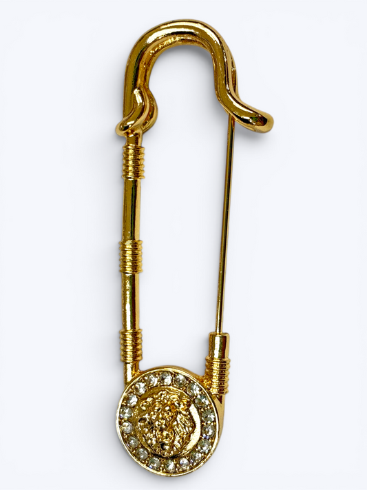 BR0460 | Vintage Inspired Lion Brooch | 25P1095