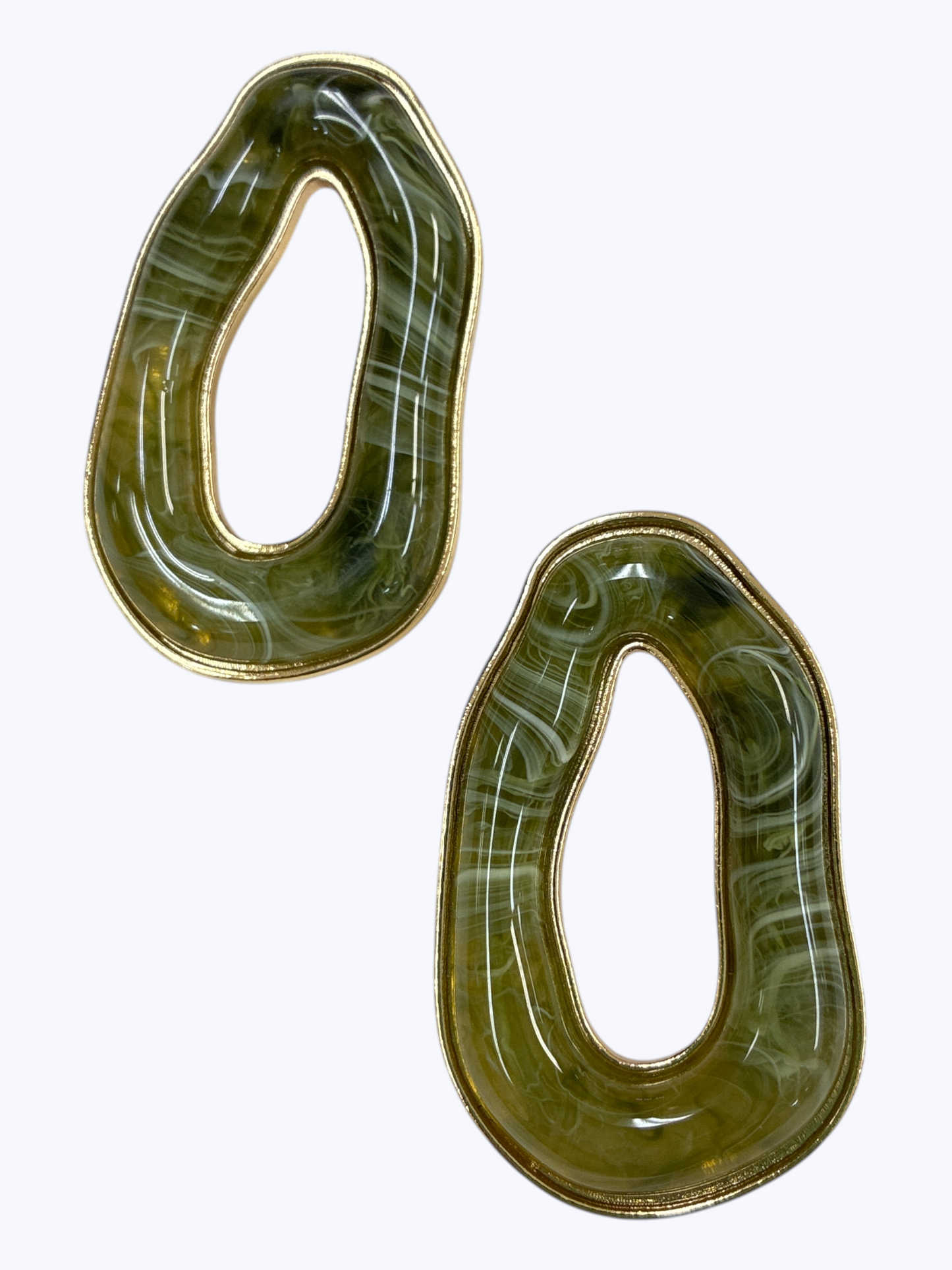 E2502 | Organic Open Hoop Earrings | 25E7240