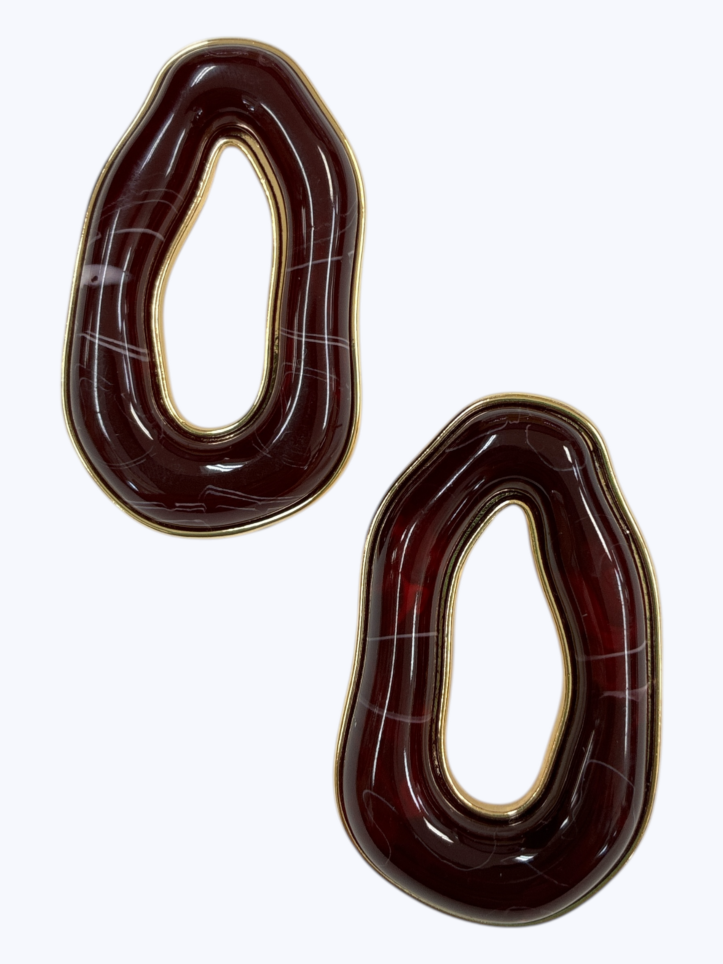 E2502 | Organic Open Hoop Earrings | 25E7240