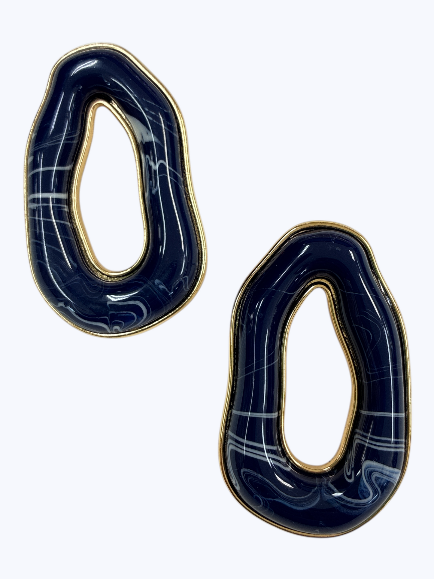 E2502 | Organic Open Hoop Earrings | 25E7240