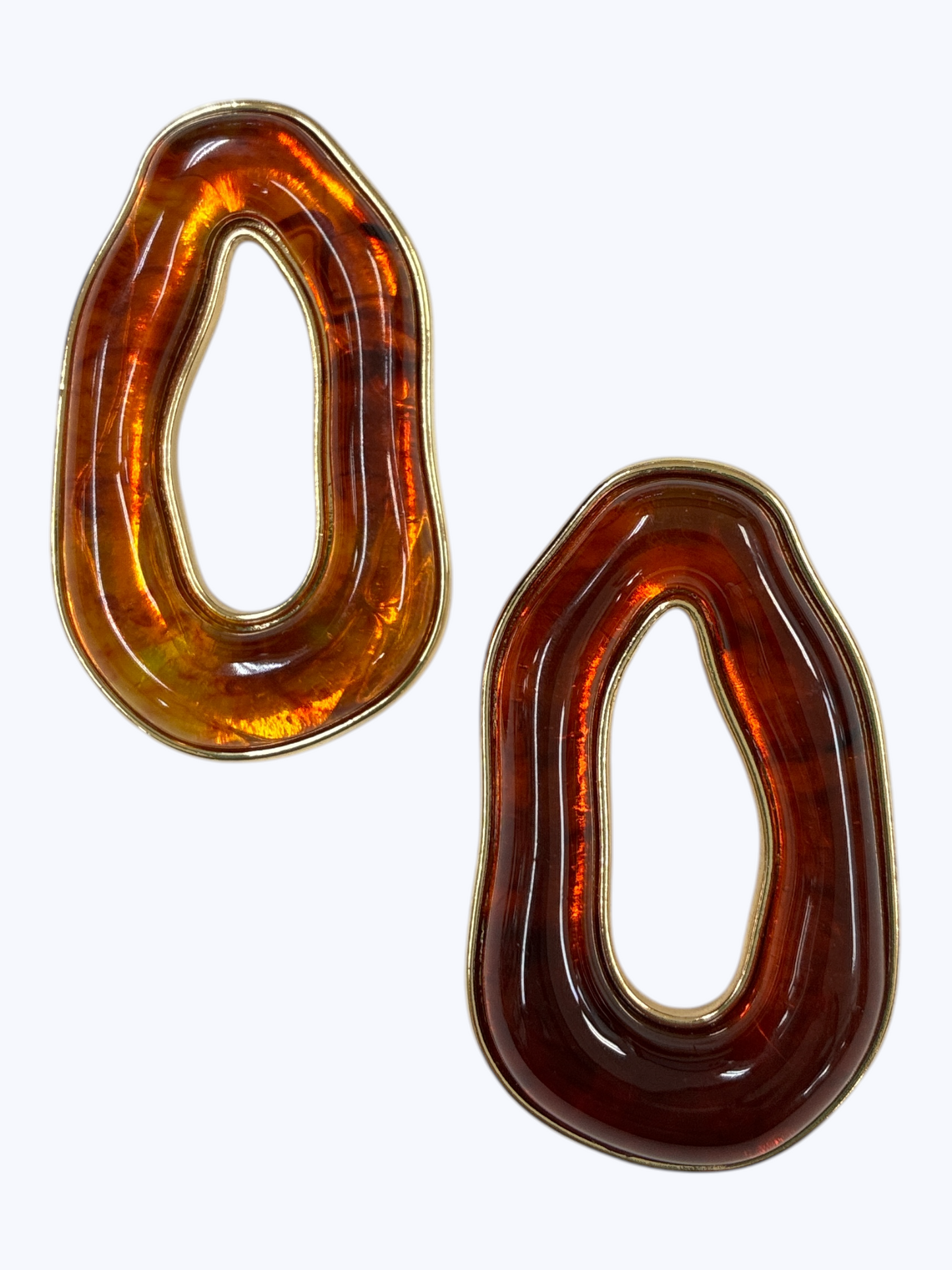 E2502 | Organic Open Hoop Earrings | 25E7240