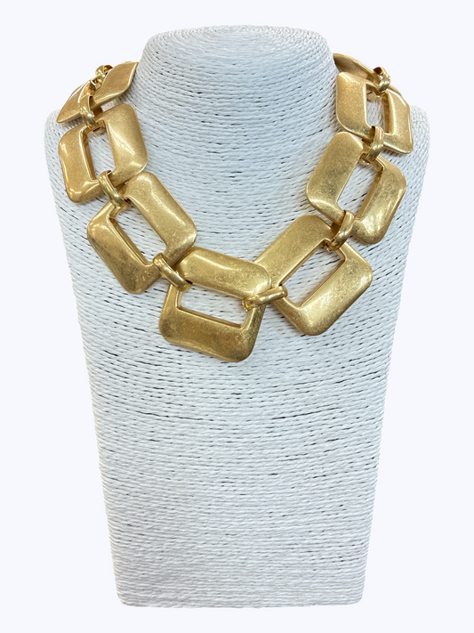 N0725 | Modern Chunky Link Collar | KN2071