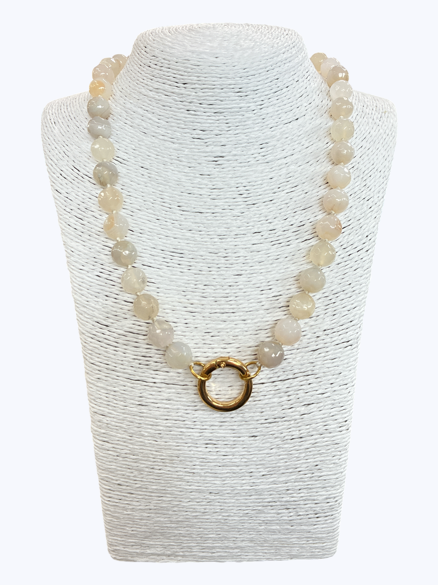 SB-SSN Selenite Natural Stone Necklace