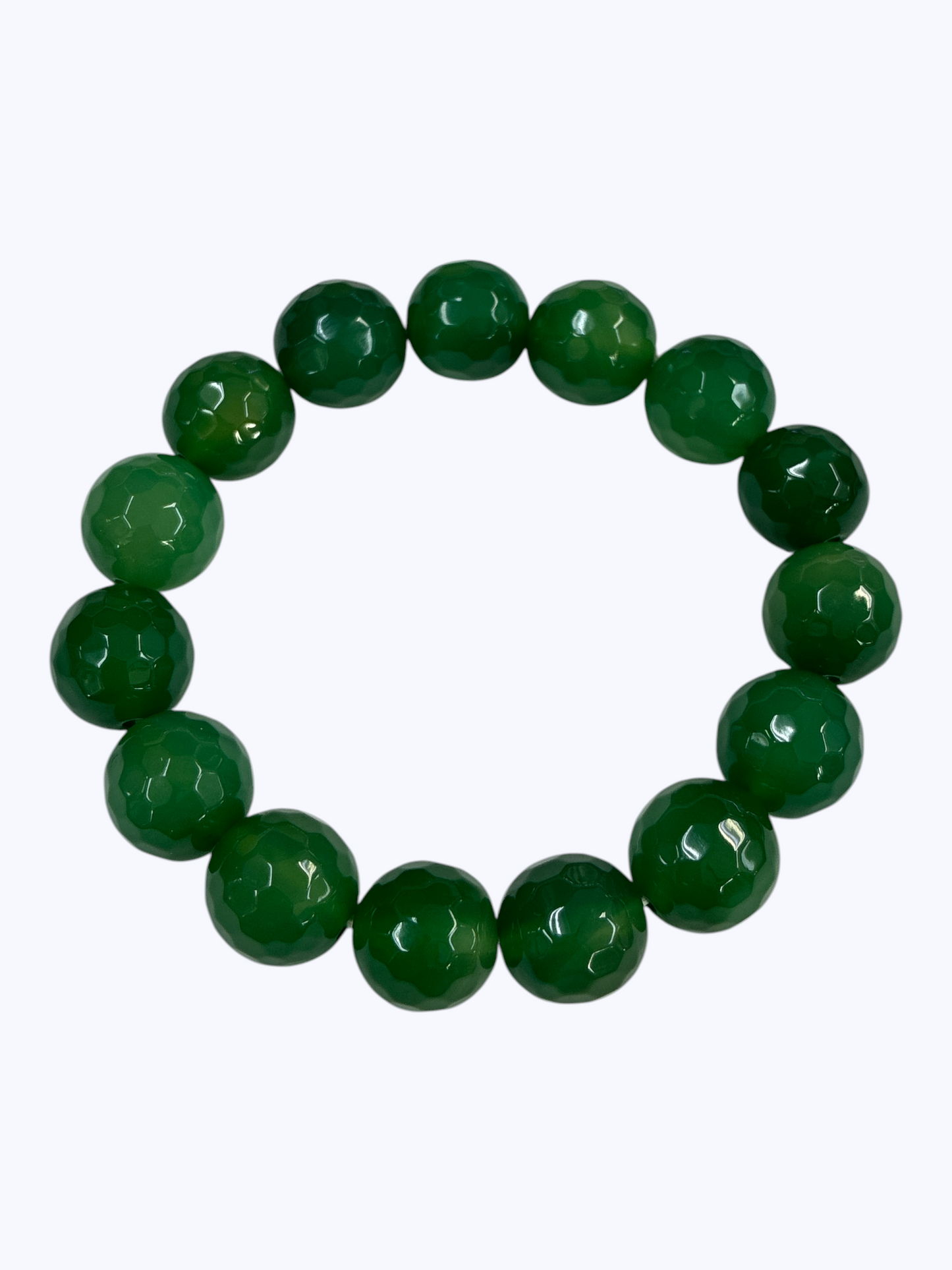 SB-SSB Emerald Green Agate Bracelet