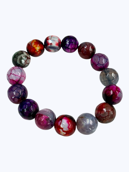 SB-SSB Amethyst Multi Natural Stone Bracelet