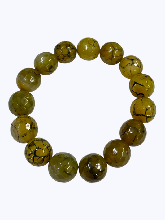 SB-SSB Moss Green Agate Bracelet