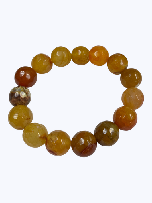 z SB-SSB Golden Yellow Agate Bracelet